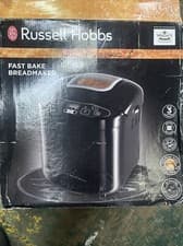 Image of Russell Hobbs 23620 Compact Fast Breadmaker, 660 W, Black Bread Maker SCRATCHED