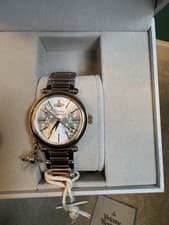 Image of Vivienne Westwood Orb Watch Two Tone Rose Gold And Silver VV006RSTT (32mm)