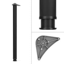 Image of 870mm 900mm Adjustable Kitchen Worktop Desk Breakfast Bar Table Legs Support