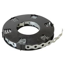 Image of Forgefix Contractors Galvanised Fixing Band Medium Duty 17mm x 0.7 x 10m Box 1