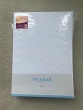 Image of Bedeck white Clipped Leaf double duvet cover set. New