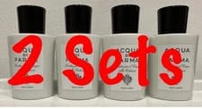 Image of 2x ACQUA DI PARMA COLONIA - BODY LOTION ONLY - 4 PIECE SETS LARGE 75ml BOTTLES