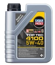 Image of Liqui Moly 5w40 Fully Synthetic Engine Oil Top Tec 4100 ACEA C3 9511 1L