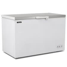 Image of NEW BLIZZARD SOLID CHEST FREEZER STAINLESS STEEL TOP 450L 1.3M WIDE RRP £814