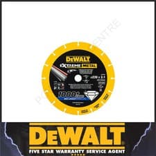 Image of Dewalt DT40255 230 x 22.23mm Extreme Metal Wheel 9" Metal Cutting Disc DCS690