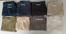 Image of BROOKS BROTHERS MENS STRAIGHT FIT ADVANTAGE STRETCH CHINOS STRETCH WAIST BNWOT