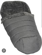 Image of Icandy Peach Duopod Footmuff In Grey Twill