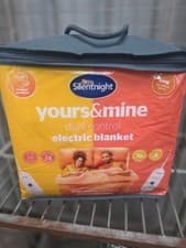 Image of Silentnight Yours And Mine Dual Control Electric Blanket King Size 150x160 Aprox