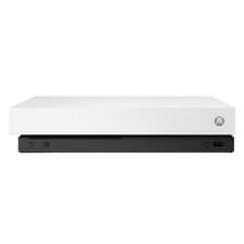 Image of Microsoft Xbox One X - 1TB White Console + Power Supply & Controller - Very Good