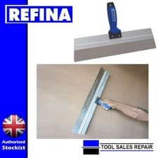 Image of Refina Spatula Skimming Spat Stainless Steel Plaster Finishing Spat 12" - 24"