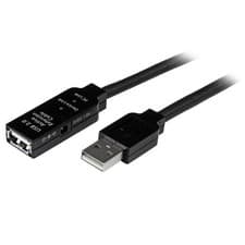 Image of StarTech.com 10m USB2.0 - USB2.0 USB cable USB A Black