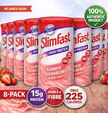 Image of SLIMFAST Strawberry Milkshake Powder 8x365G