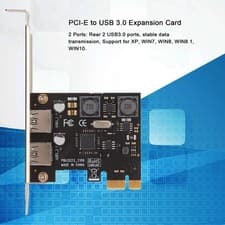 Image of PCIE To USB 3.0 Expansion Card Enclosed High Power Inductor 2 Port USB3.0 Int CT