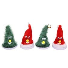 Image of *Singing And Dancing Santa Claus Hat Electric Christmas Tree Xmas Hat Swing Musi