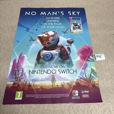 Image of No Mans Sky Promo Poster A2 42cm x 59cm - Nintendo Switch Games Room Decoration