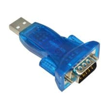 Image of USB 2.0 to RS232 Serial Port DB9 9 Pin Male Converter Adapter - UK Seller