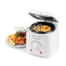 Image of Progress EK2969P Electric 1L Mini Deep Fat Fryer - Removable Cooking Basket, ...