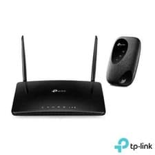 Image of TP Link Archer MR600 4G+ AC1200 Router & M7000 4G LTE Mobile Router Bundle Black
