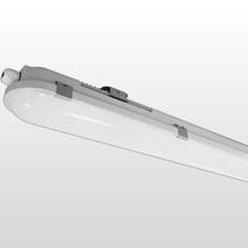 Image of LEDBRITE 4FT IP65 LED Batten 140lm/W Wattage & CCT Selectable Sensor / Emergency