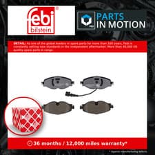Image of Brake Pads Set Front 16994 Febi 2Q0698151F 2Q0698151K 5Q0698151 2Q0698151S New