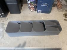 Image of Joseph Joseph Drawer Store - Compact Cutlery Grey Kitchen Drawer Organiser