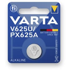 Image of VARTA V625U PX625A LR9 Batteries Alkaline 1.5V Coin Cell Button *EXPIRY 03/2028*
