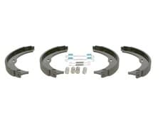 Image of BOSCH 0986487718 Brake Shoe Set For Parking Brake Rear Fits Mercedes-Benz