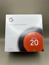 Image of SEALED Google Nest Learning Thermostat 3rd Gen Stainless Steel Pro Edition UK