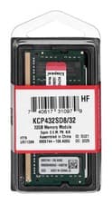 Image of Kingston 32GB DDR4 3200MHz SODIMM - KCP432SD8/32, CL22, 1.2V, Laptop Memory, 260