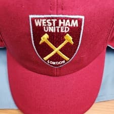 Image of West Ham United F.C. Cap Official Merchandise kids backflap hat aged 3/6 BNWT