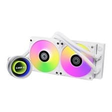 Image of Lian Li Galahad II Trinity 240mm AIO Liquid CPU Cooler, White, 2 x 120mm ARGB Fa