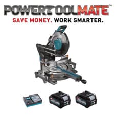Image of Makita LS003GD202 40v MAX Brushless 305mm Slide Compound Mitre Saw Kit 2 x 2.5Ah