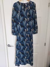 Image of New Mint Velvet Dress - UK Size 6 - Blue - Casual or Workwear Dress