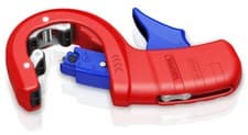 Image of Knipex 90 23 01 BK DP50 Pipe Cutter For Plastic Drain Pipes 202mm (50mm Ø)