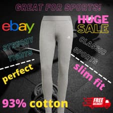 Image of Adidas Women 3 Stripe Leggings Size Small