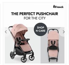 Image of Hauck Shop N Care Pushchair Stroller 0-22kg see details missing tray