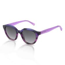 Image of Joules Sunglasses Women's Chestnut JS7080 604 Gloss Multi Wash/Grey Gradient