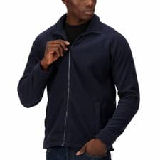 Image of Regatta Thor III navy men's full-zip anti-pill quick-dry fleece #TRF532