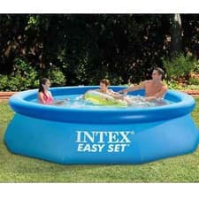Image of Intex Easy Setup 10ft x 30" Swimming Pool LARGE 3.05M PADDLING FAMILY KIDS FUN