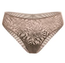 Image of Marc & Andre Seamless Women's Brazilian Brief in 3XL EU/DE 46 Mesh Beige