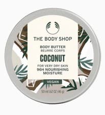 Image of THE BODY SHOP Coconut Body Butter 50ml - 96HR Nourishing Moisture BRAND NEW