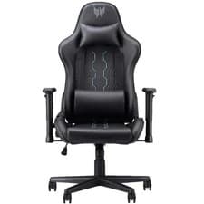 Image of Acer Predator Rift Go Gaming Chair Adjustable Backrest Faux Leather - Black