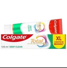 Image of Colgate Total Active Prevention Deep Clean Toothpaste XL 125ml