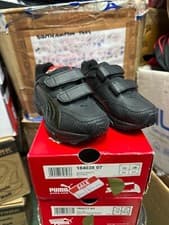 Image of Puma Hahmer Trainer V Jr Black Kids Size 10UK