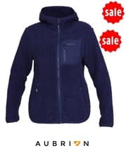 Image of LADIES AUBRION CLEMENT FLEECE JACKET Size Medium Ink ON SALE £39.85