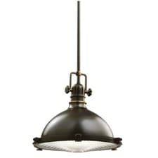 Image of 1 Bulb Ceiling Pendant Light Fitting Olde Bronze LED E27 150W Bulb