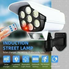 Image of 77 LED Solar Motion Sensor Wall Light Outdoor Street Garden Security Flood Lamp
