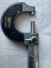 Image of Draper ME7 19257 External Micrometer 0mm - 20mm 0.01mm Fine Adjustment
