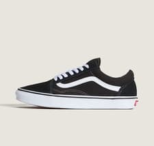 Image of Vans Old Skool Shoes in Black and White All Sizes Limited Stock