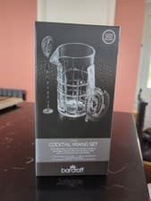 Image of Barcraft Glass Cocktail Mixing Set - Bar Themed Gift
